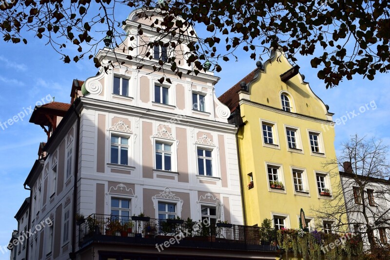 Houses Architecture Historical City Regensburg