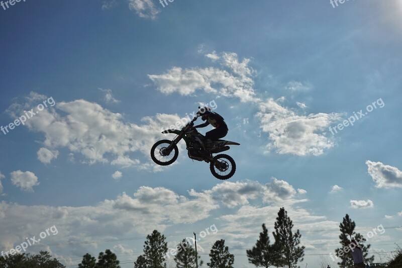 Motorcross Motorsport Dirt Bike Jump Adrenaline