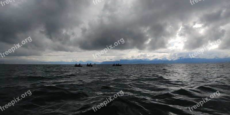 Dramatic Lake Weather Rain Stupid