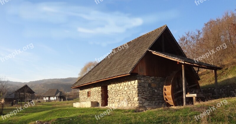 Water Mill Museum Traditional Rustic Old