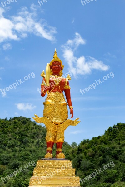 Angel Deity Thailand Holy Thing Buddhism