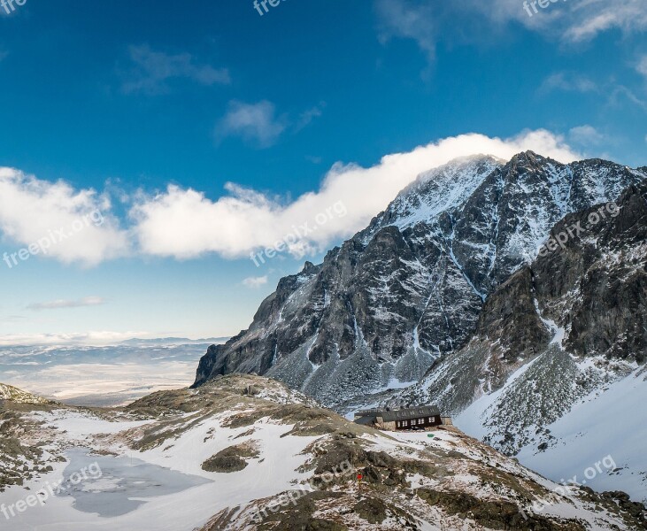 Slovakia Vysoké Tatry Mountains Panorama Tatry