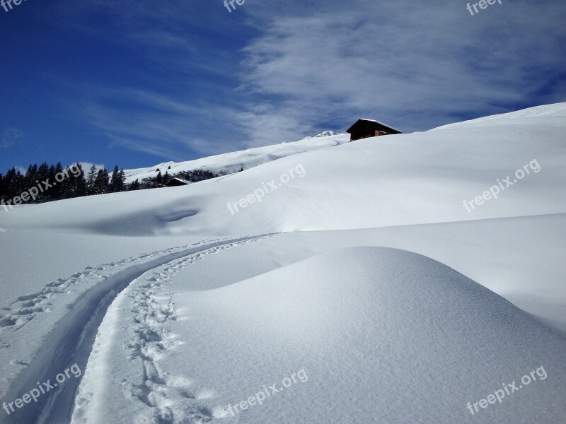 Winter Snow Mountains Alpine Wintry