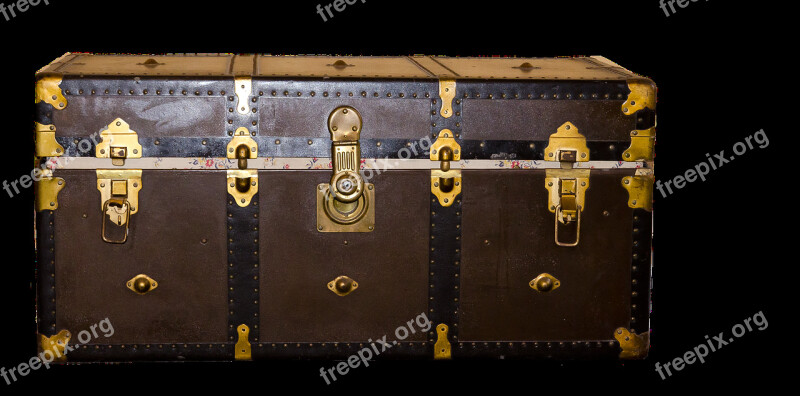 Trunk Antiquity Container Skin Transparent Background