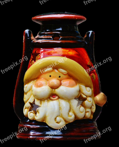 Lantern Christmas Santa Claus Lamp Windlight