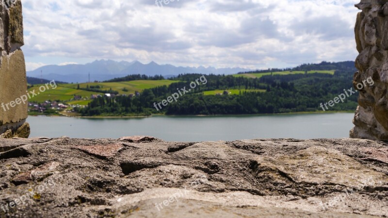 Lake Dusia Castle Stone The Stones Floor