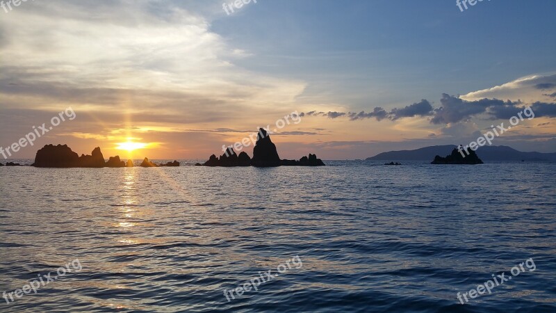 Sunset View Thailand Sea Amazing