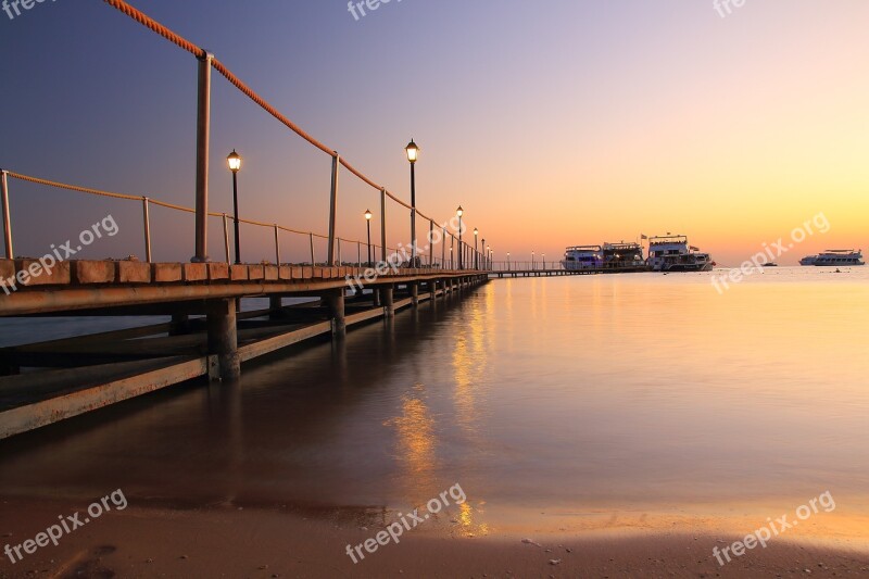 Web Piers Long Exposure Mood Jetty