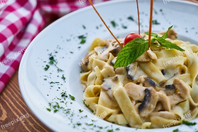 Pasta Italy Italian Dough Plate