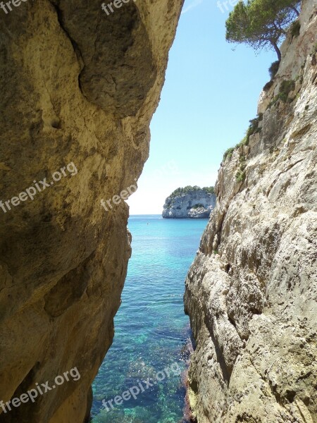 Menorca Beach Sea Balearic Mediterranean