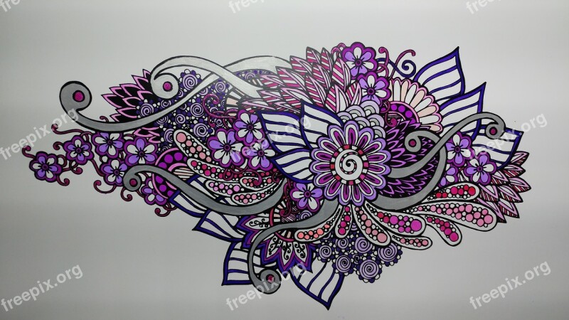 Mandala Purple Pink Free Photos