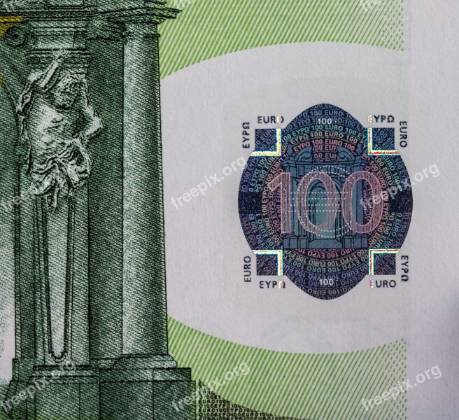 Euro Money Currency Dollar Bill Banknote