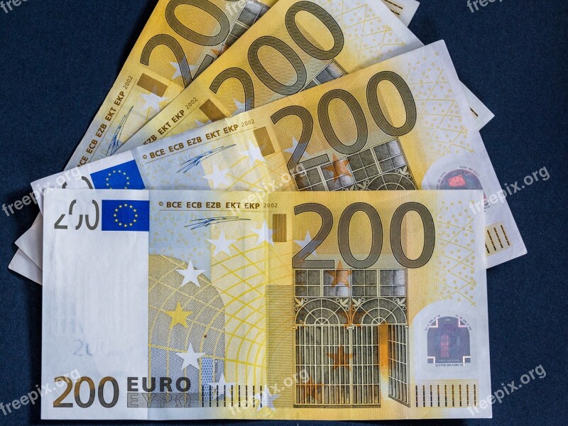 Euro Money Currency Dollar Bill Banknote