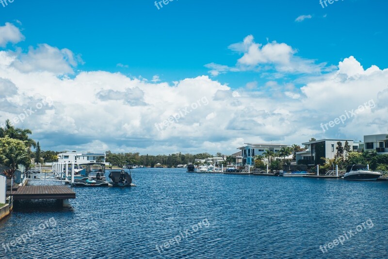 River Australia Sunshine Coast Landscape Free Photos