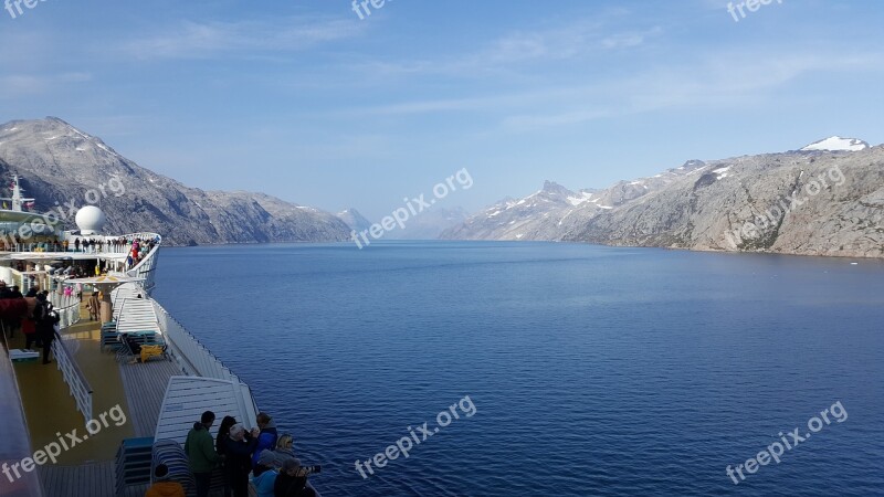 Greenland Prince Christian Sund Arctic Ocean Cold Ship Travel