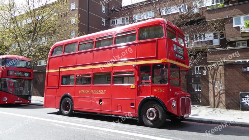 London Double Decker Bus Bus England Double Decker