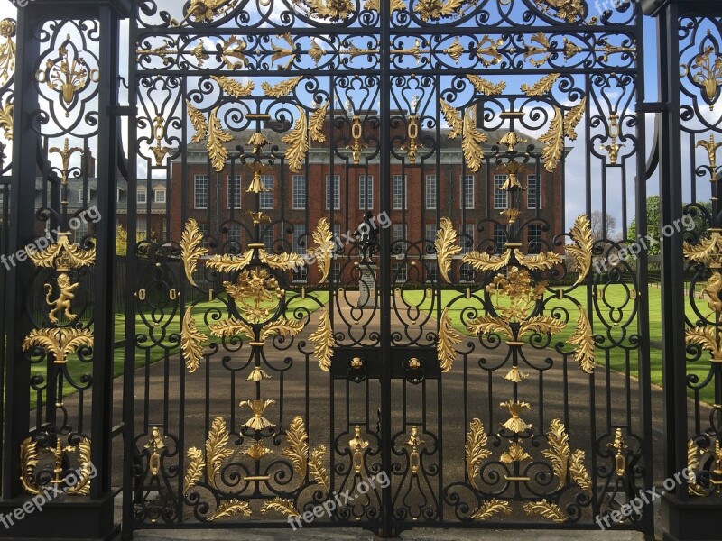 London Kensington Palace United Kingdom Fence Goal