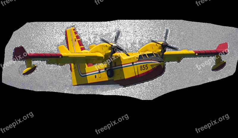 Fire Fighting Aircraft Fire Water Forest Fire Mission Aircraft