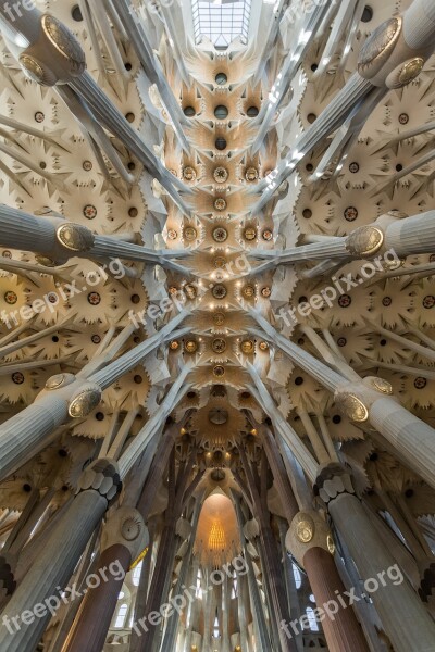 Sagrada Família Barcelona Spain Architecture Gaudi