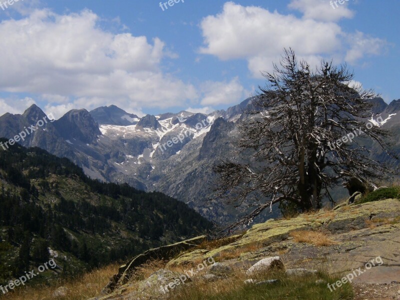 Mountain Aragonese Pyrenees Landscape Nature Peaceful