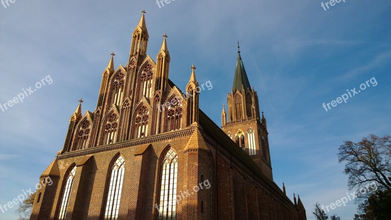 Neubrandenburg St Mary's Church Concert Church Architecture Brick Gothic