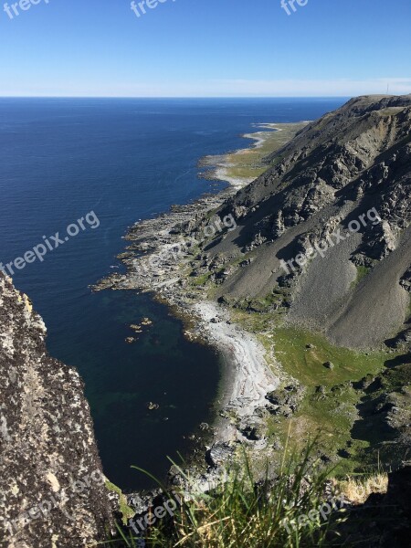 Tanahorn Berlevåg The Top Of The Mountain At The Top Height