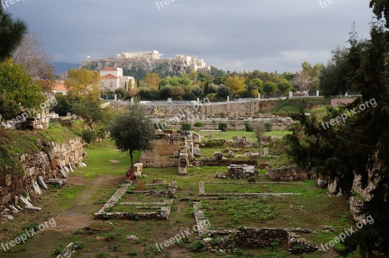 Landscape Parthenon Citadel Kerameikos History