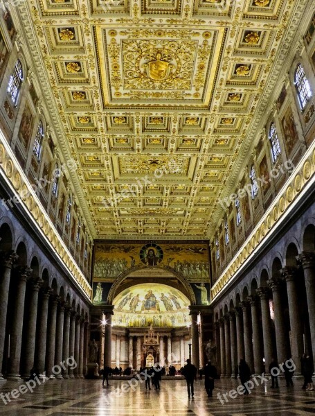 Rome Lazio Italy Basilica The Basilica Of San Paolo