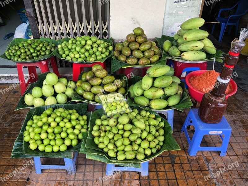 Green Fruit Mango Guava Healthy