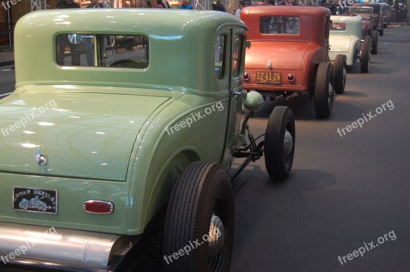 Oldtimer Traffic Jam Classic Free Photos