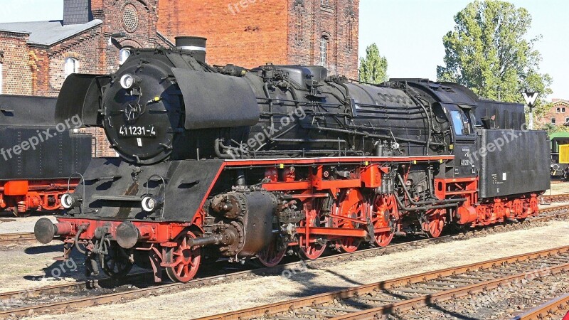 Steam Locomotive Traditionslok Staßfurt Br41 Br 41