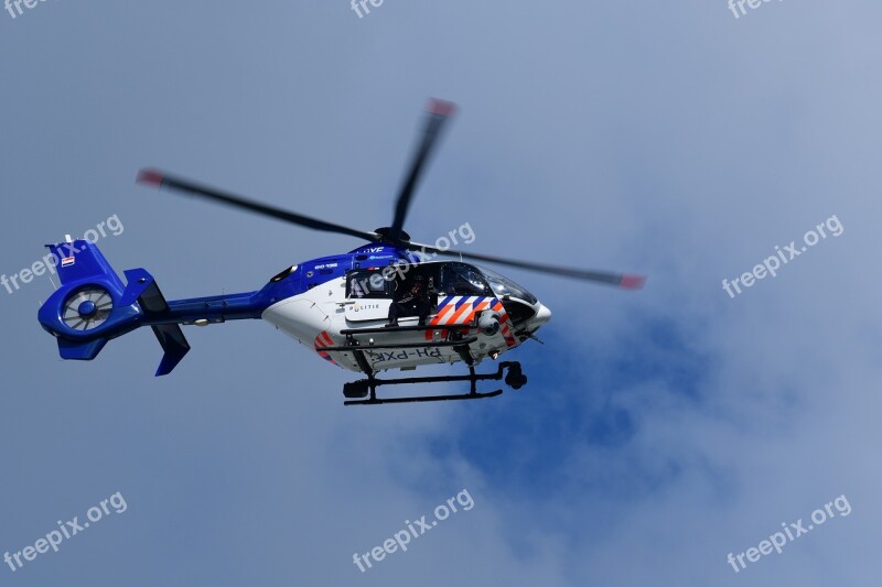 Police Helicopter Helicopter Flight Heli Security