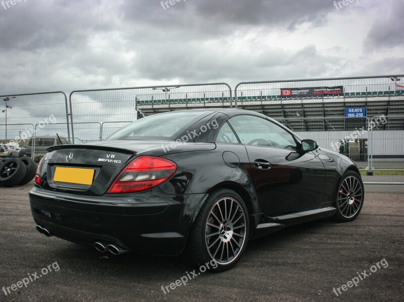 Mercedes Slk55 Amg Supercar Modern Car