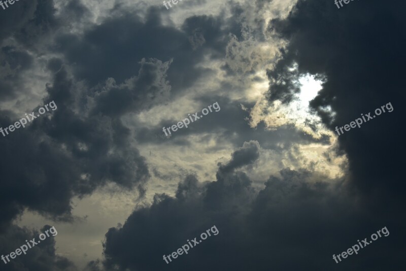 Cloudy Weather Overcast Cloudscape Cumulus