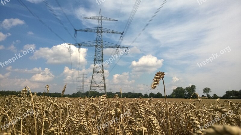 Power Supply Power Line Transmission Network Munich 330 Kv