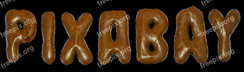 Pixabay Letters Lettering Pastries Baked