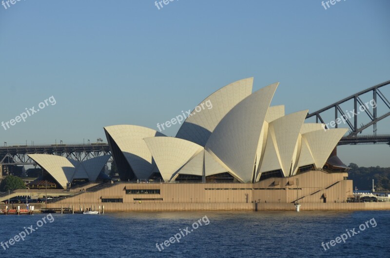 Operahouse Bridge City Sydney Architecture