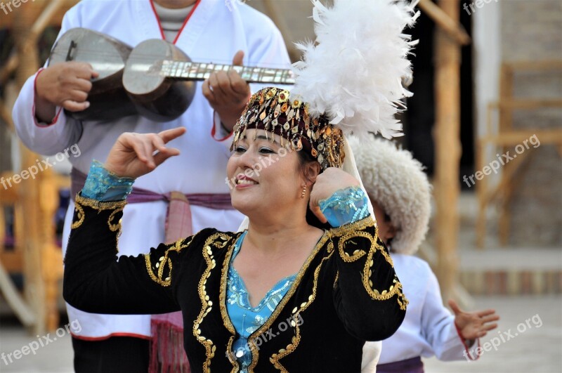 Uzbekistan Folklore Costume Central Asia Khiva