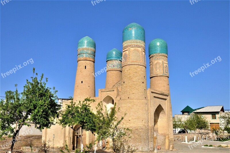 Uzbekistan Bukhara Central Asia Turquoise Chor Minor