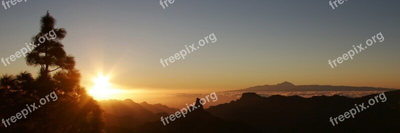 Gran Canaria Sunset Canary Islands Nature Vacations