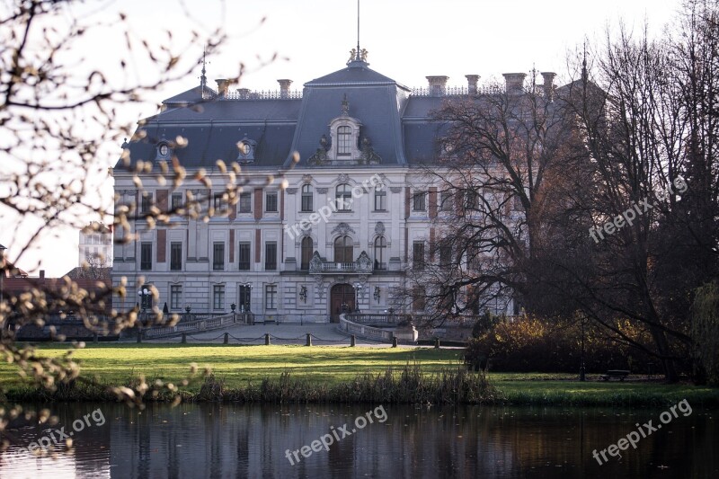 Pszczyna Poland The Palace Park Autumn