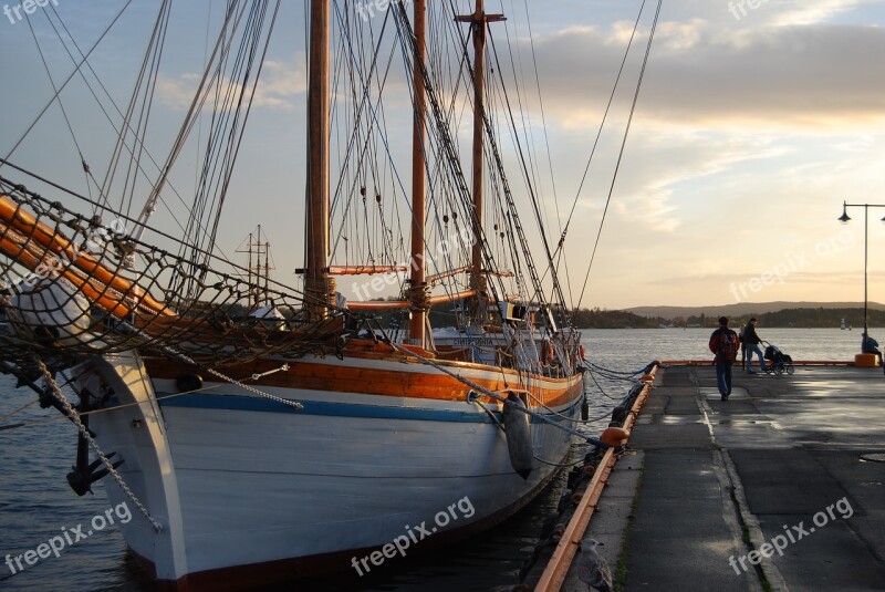 Norway Ship Yacht Sailing Vessel Scandinavia