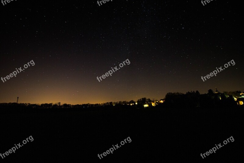 Night Sky Night Photograph Star Starry Sky