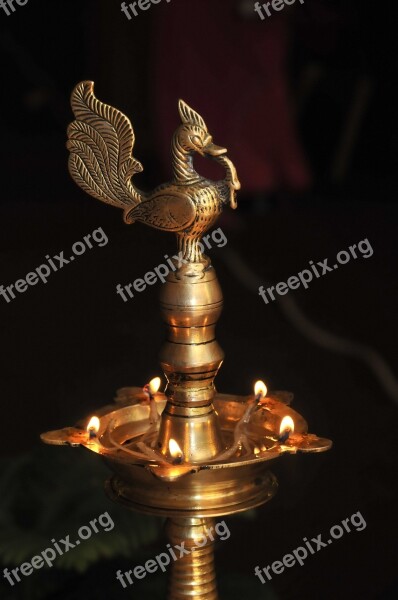 Diya Deepavali Decoration Hinduism Oil