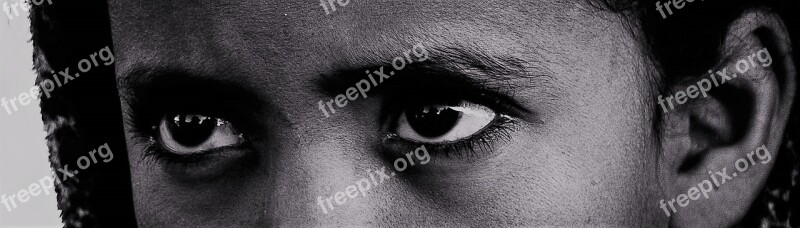 Eyes Woman Close Up Eyelashes View