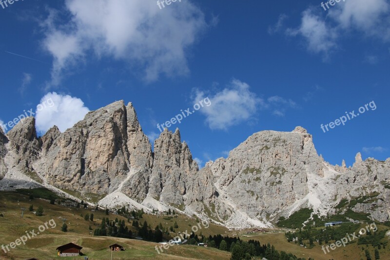 Mountains Alm Alpine Hiking Panorama