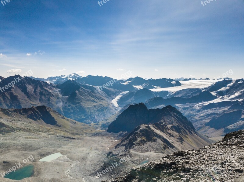 Tyrol Mountains Glacier Alps Kaunertal