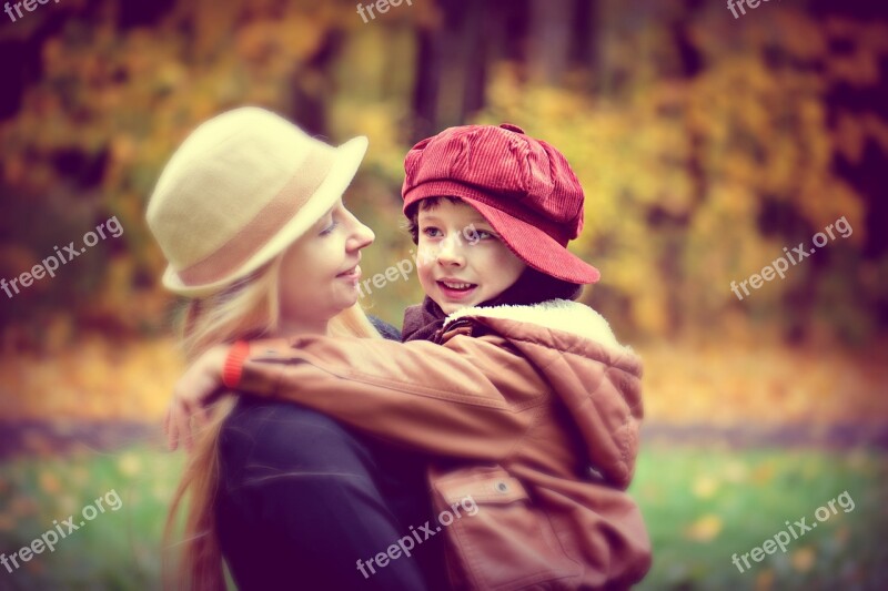 Park Autumn Autumn Park Boy Baby