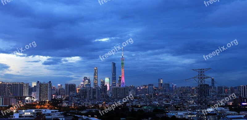 Guangzhou Cbd Tower Free Photos