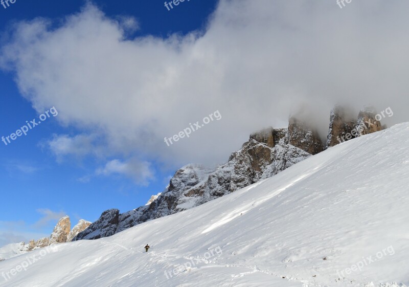 Mountains Alpine Nature Dolomites High Mountains